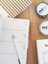 Load image into Gallery viewer, CARTA PURA - Calendar 2026 - Chiyogami small - Dreiecke petrol