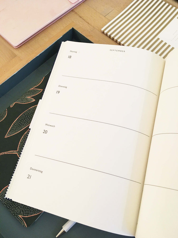 CARTA PURA  - Calendar 2024 - Tsumugi large - Ultramarin
