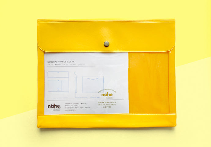 HIGHTIDE - Nähe - General Purpose Case - A5 Yellow
