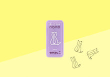 Load image into Gallery viewer, MIDORI - D-clip nano - Cats - silver