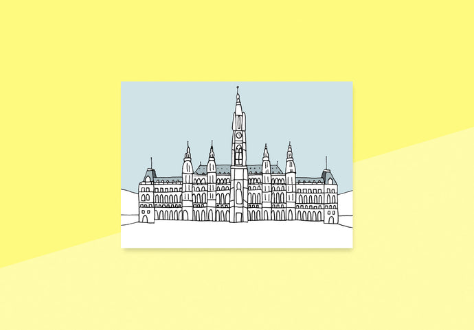 DELPHINE LÉGER - Postkarte - Rathaus