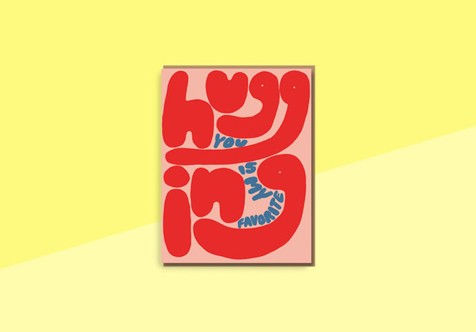 EGG PRESS - Grußkarte - Hugging You