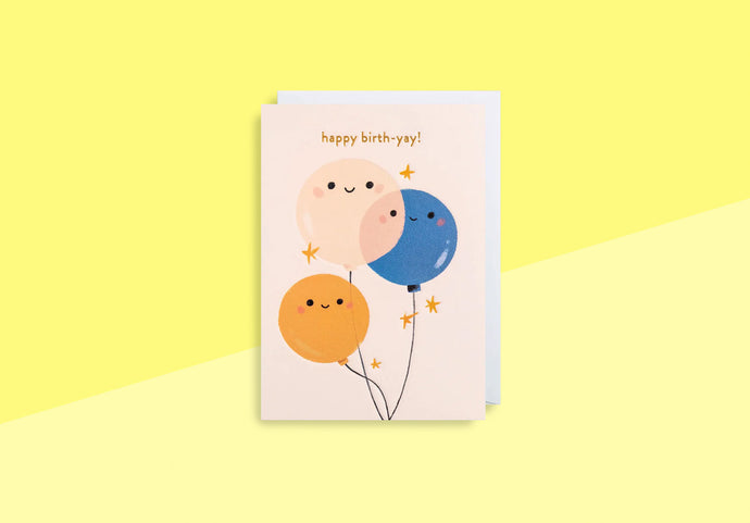 ELENA COMTE - Grußkarte - Happy Birth-yay