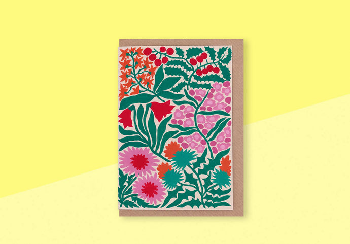 EVERMADE - Greeting Card - Christmas Flowers