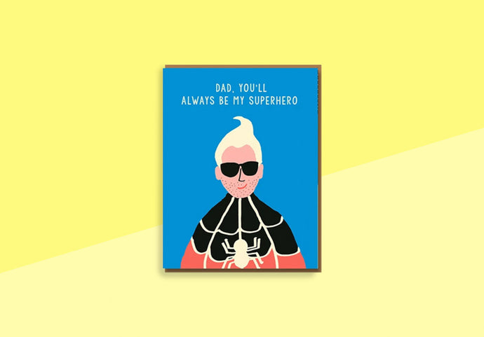 EMMA COOTER - Greeting card - Dad Superhero