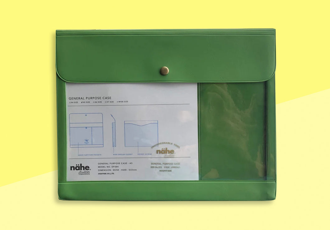 HIGHTIDE - Nähe - General Purpose Case - A5 Green