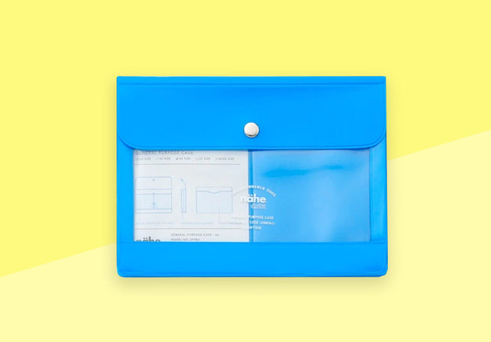 HIGHTIDE - Nähe - General Purpose Case - A6 Neon Blau