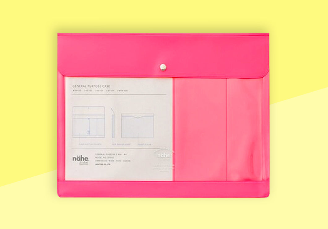 HIGHTIDE - NÄHE - Etui/Hülle - A5 Neon Pink