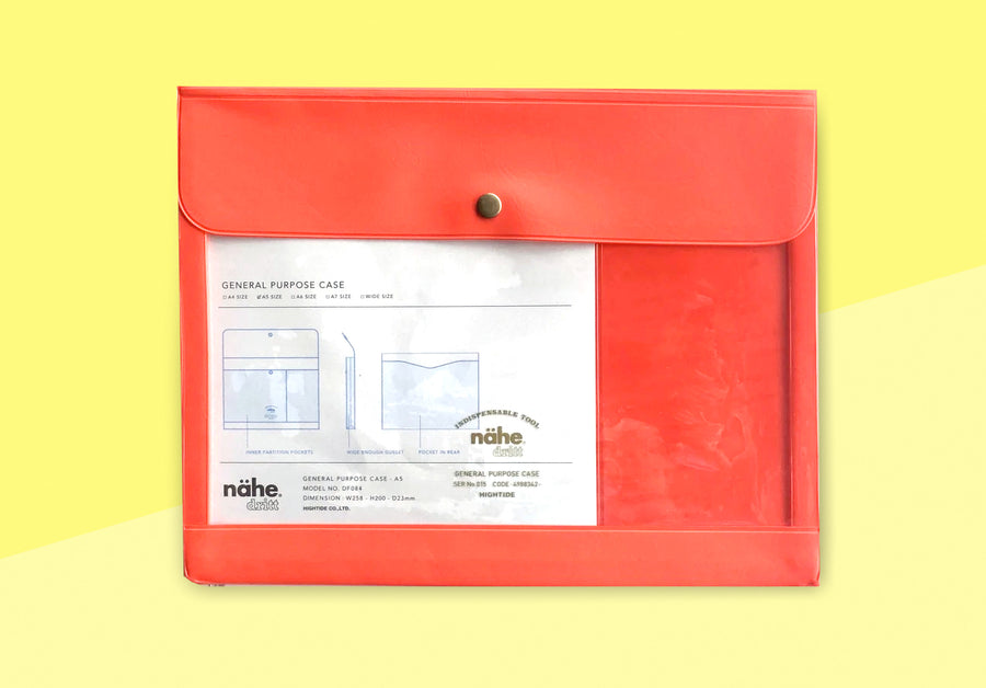 HIGHTIDE - Nähe - General Purpose Case - A5 Red