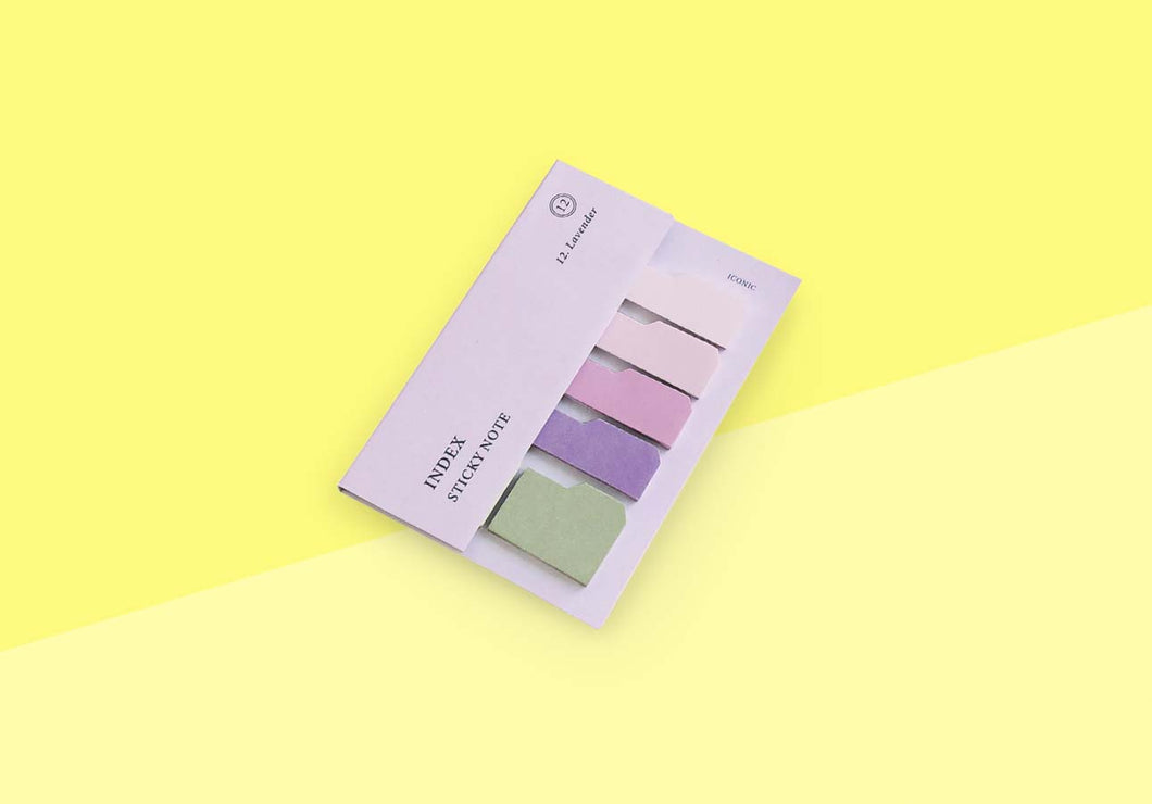 ICONIC - Index Haftnotizen - Lavender Circus