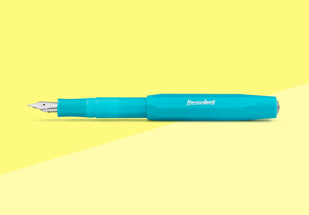 KAWECO - FROSTED SPORT - Fountain Pen - Blueberry