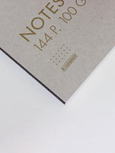 Load image into Gallery viewer, LE TYPOGRAPHE - Hard Cover Notebook - Dot Grid