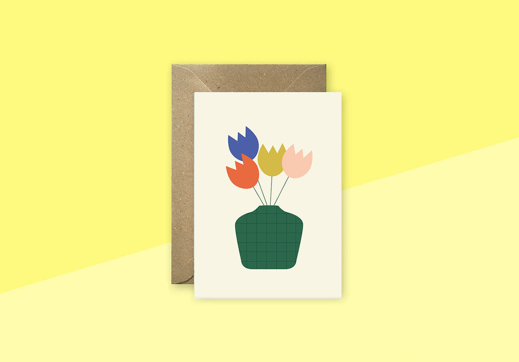 LINIENWERK - Postkarte - Blumige
Grüße