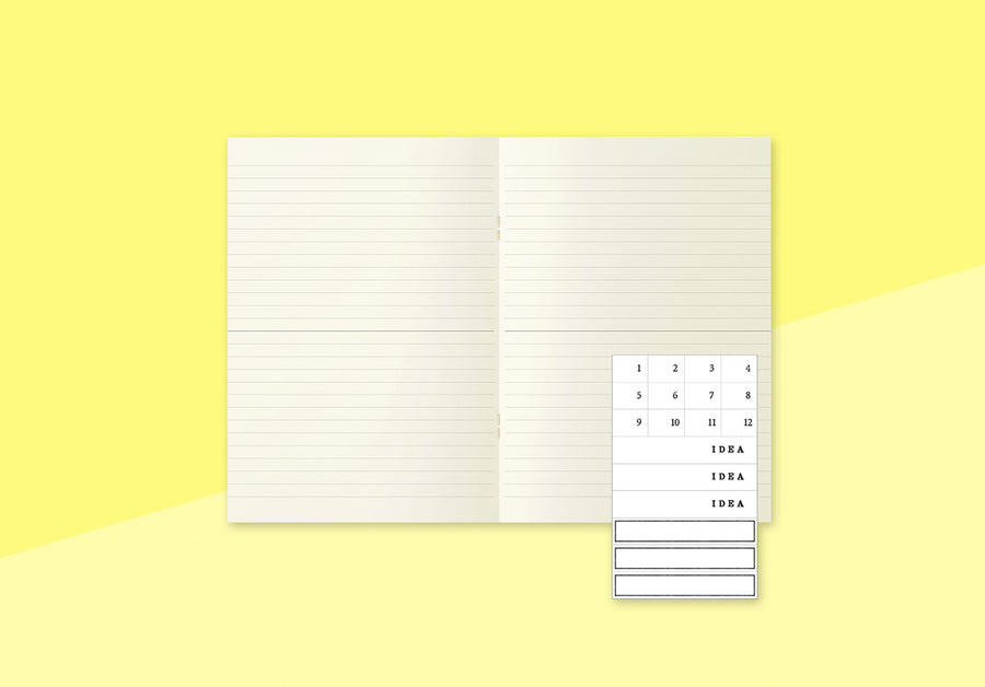 MIDORI - MD Notebook Light (3er Pack) - A5 liniert