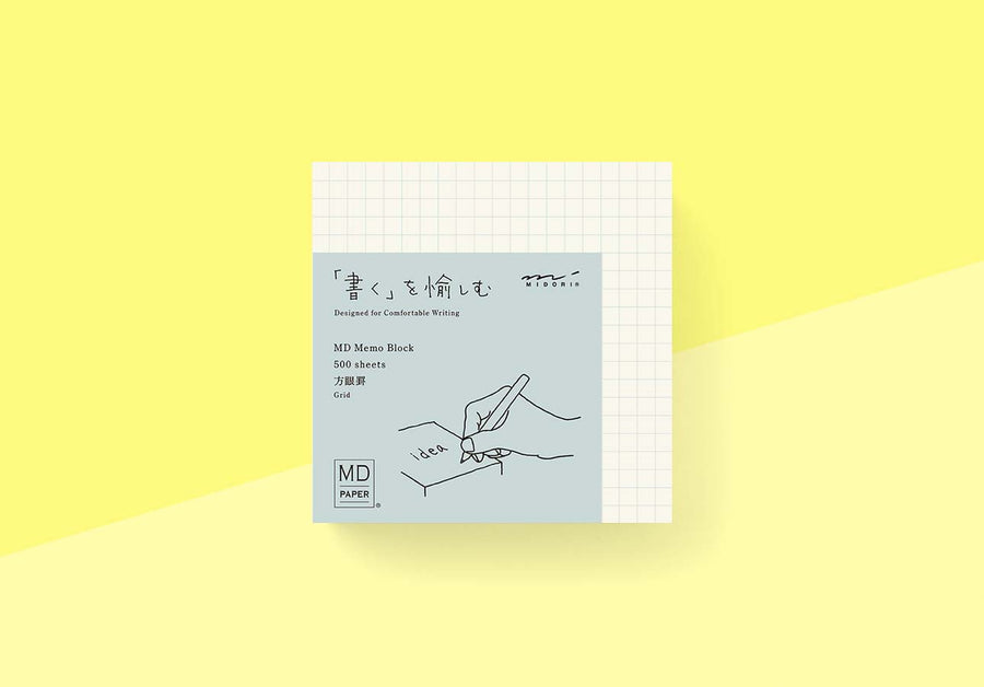 MIDORI - MD Block Memo Pad - Grid