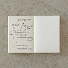 Laden Sie das Bild in den Galerie-Viewer, MIDORI - MD Notizbuch-Leicht (3er Pack) - A7 blanco