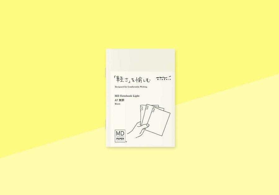 MIDORI - MD Notizbuch-Leicht (3er Pack) - A7 blanco