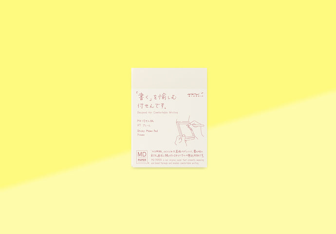 MIDORI - MD Sticky Memo Pad - A7 Frame