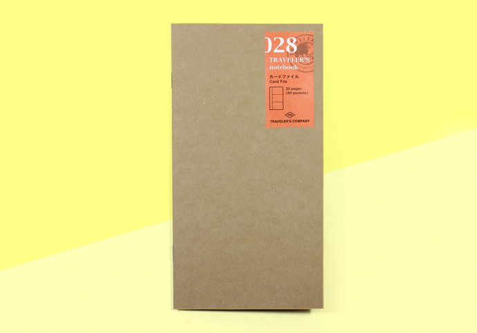 TRAVELER'S COMPANY – Traveler's Notebook Regular - 028 Card File