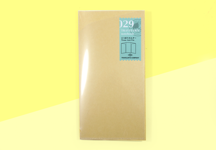 TRAVELER'S COMPANY – Traveler's Notebook Regular - 029 Three-fold File