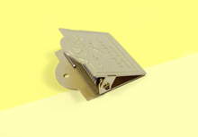 Load image into Gallery viewer, TRAVELER&#39;S COMPANY – Traveler&#39;s Notebook Brass - 030 Brass Clip Airplane
