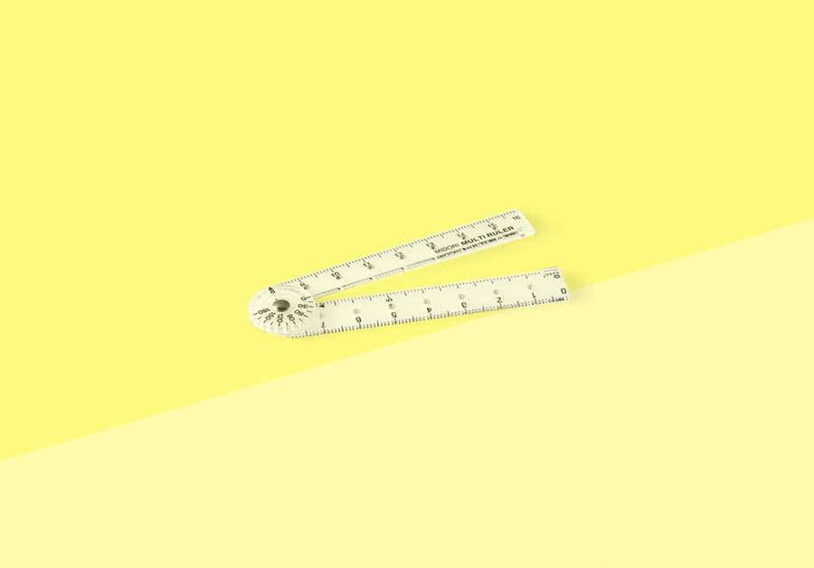MIDORI - MD Briefpapier - Multiple Ruler blanco - 16cm
