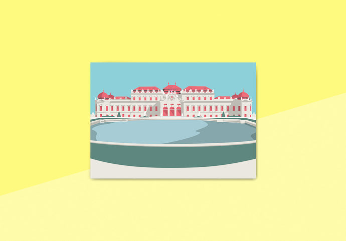 NOBIS DESIGN - Postcard - Schloss Belvedere