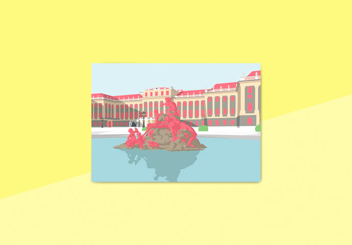NOBIS DESIGN - postcard - Schönbrunn