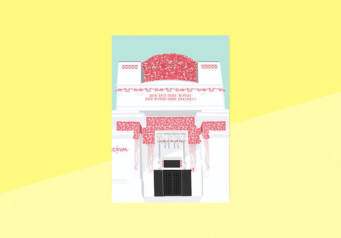 NOBIS DESIGN - postcard - Vienna Secession