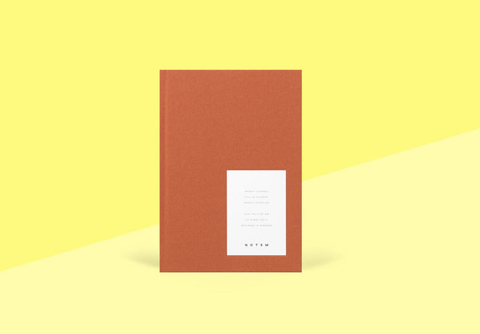NOTEM - EVEN wöchentliches Journal - Sienna
