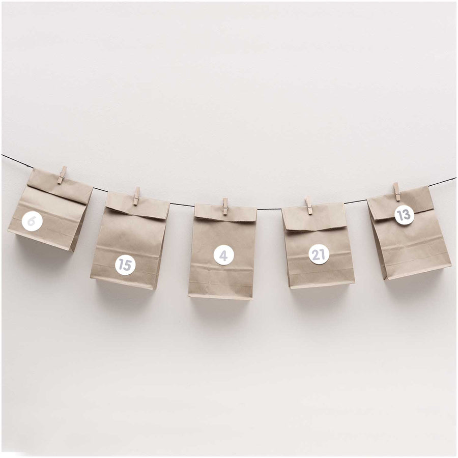 PAPER POETRY - Adventskalender Set - Grau