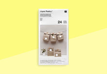 Laden Sie das Bild in den Galerie-Viewer, PAPER POETRY - Adventskalender Set - Grau