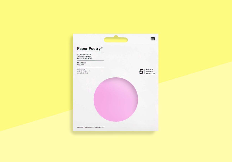 PAPER POETRY - Silk Paper - Light purple
