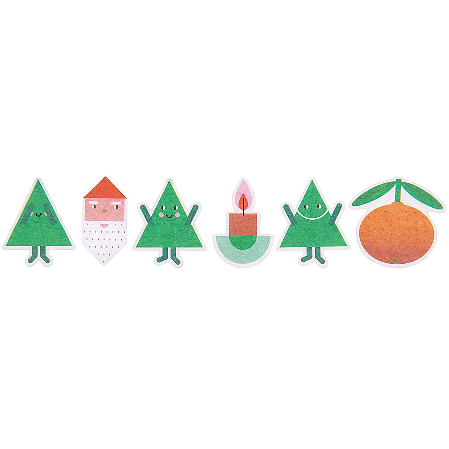 PAPER POETRY - Washi-Aufkleber - Frohe Weihnachten