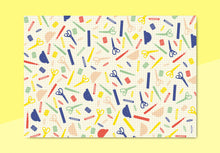 Load image into Gallery viewer, SOUS-BOIS - Wrapping Paper - Back to school