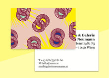 Load image into Gallery viewer, SOUS-BOIS - business cards  – &quot;afro&quot;