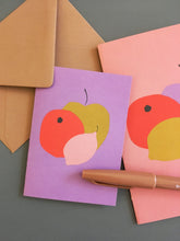 Load image into Gallery viewer, SOUS-BOIS - Greeting card - 3 Fruits - mini