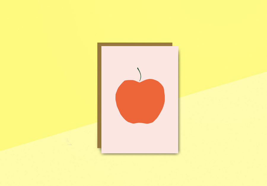 SOUS-BOIS - Greeting card - Apple