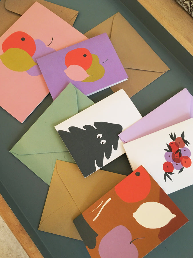 SOUS-BOIS - Greeting card - Fruits d'automne - mini
