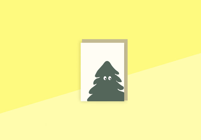 SOUS-BOIS - Greeting card - Sapin - mini