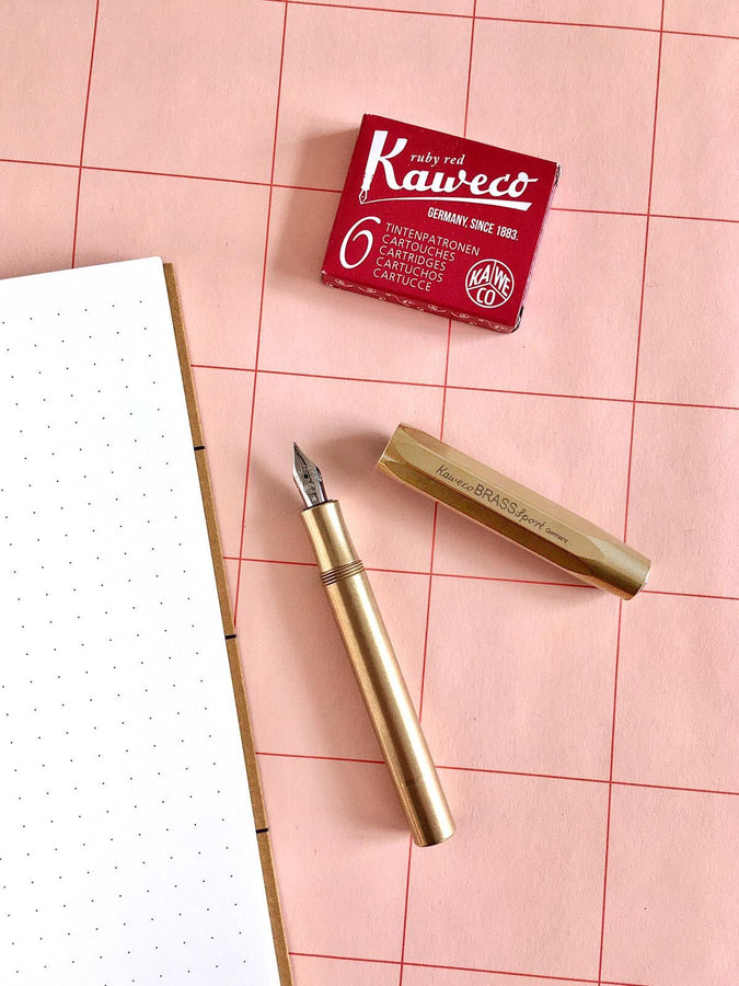 KAWECO - BRASS SPORT - Fountain Pen - Brass