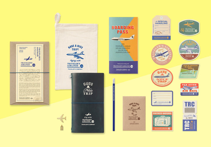 TRAVELER'S COMPANY - Traveler's Notebook - Limited Set Airline