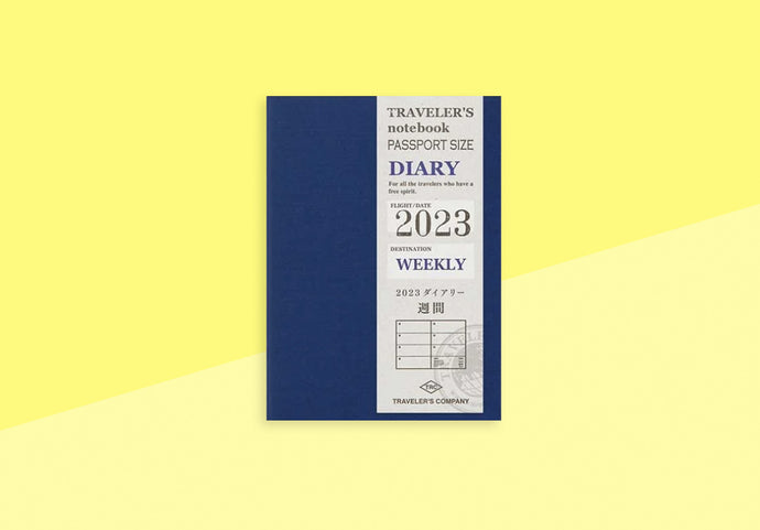 TRAVELER'S COMPANY - Traveler's Notebook Passport - 2023 weekly diary - 2nd Half