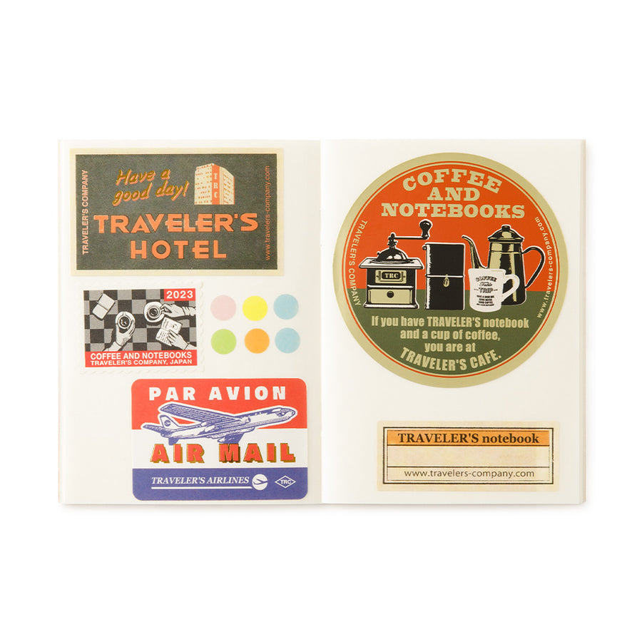 TRAVELER'S COMPANY - Traveler's Notebook Passport - Refill 017 - Sticker Release Papier