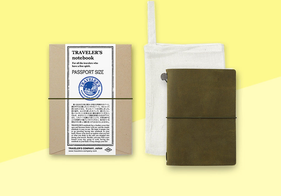 TRAVELER'S COMPANY - Traveler's Notebook Passport - Olivgrün