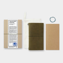 Load image into Gallery viewer, TRAVELER&#39;S COMPANY – Traveler&#39;s Notebook Regular - Olive