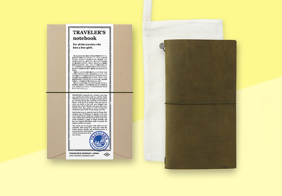 TRAVELER'S COMPANY – Traveler's Notebook Regular - Olive