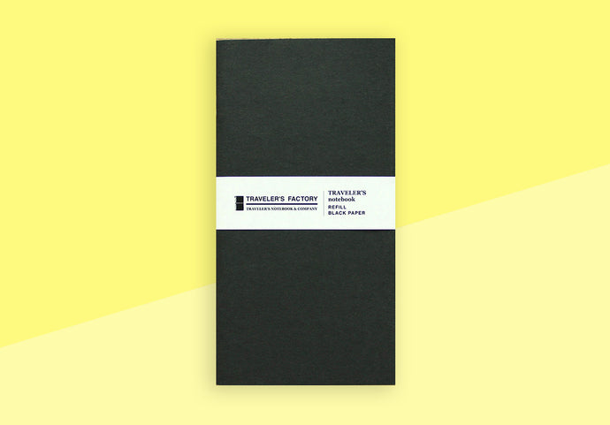 TRAVELER'S FACTORY - Traveler's Notebook Regular Refill - Black