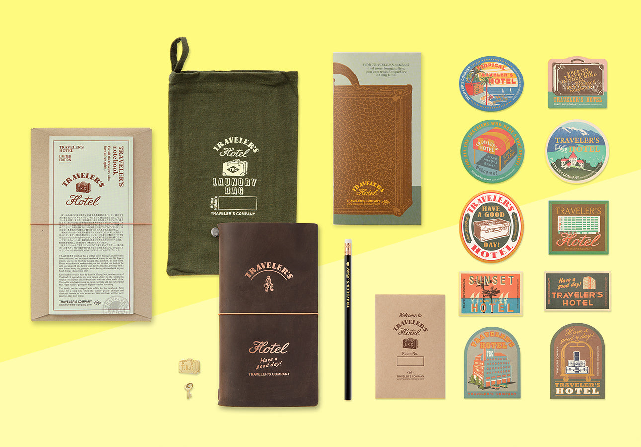 TRAVELER'S COMPANY – Traveler's Notebook - Limited Set Hotel