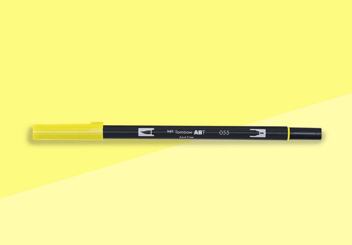TOMBOW - ABT Dual Brush Pen - 055 process yellow
